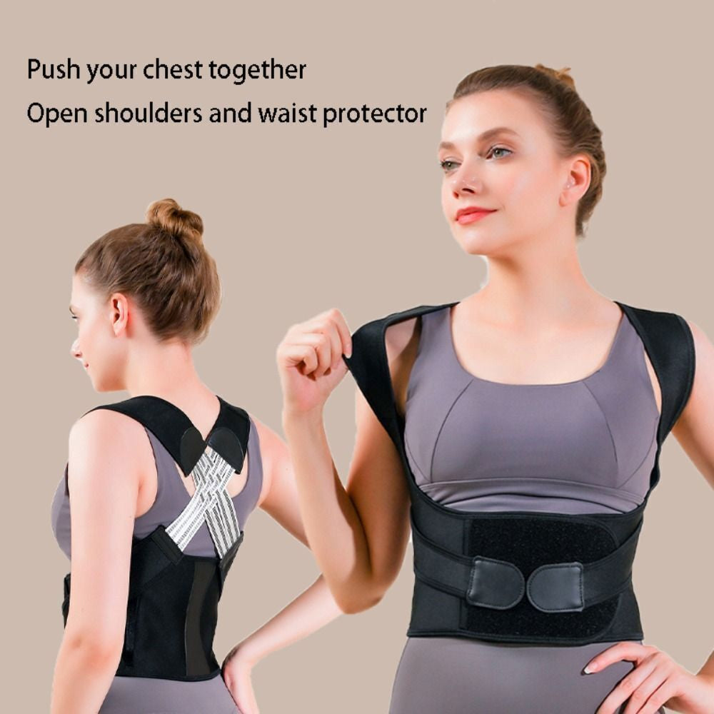 Adjustable Back Posture Corrector Anti-Camel Sitting Posture Correction Belt UK