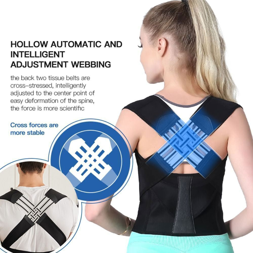 Adjustable Back Posture Corrector Anti-Camel Sitting Posture Correction Belt UK