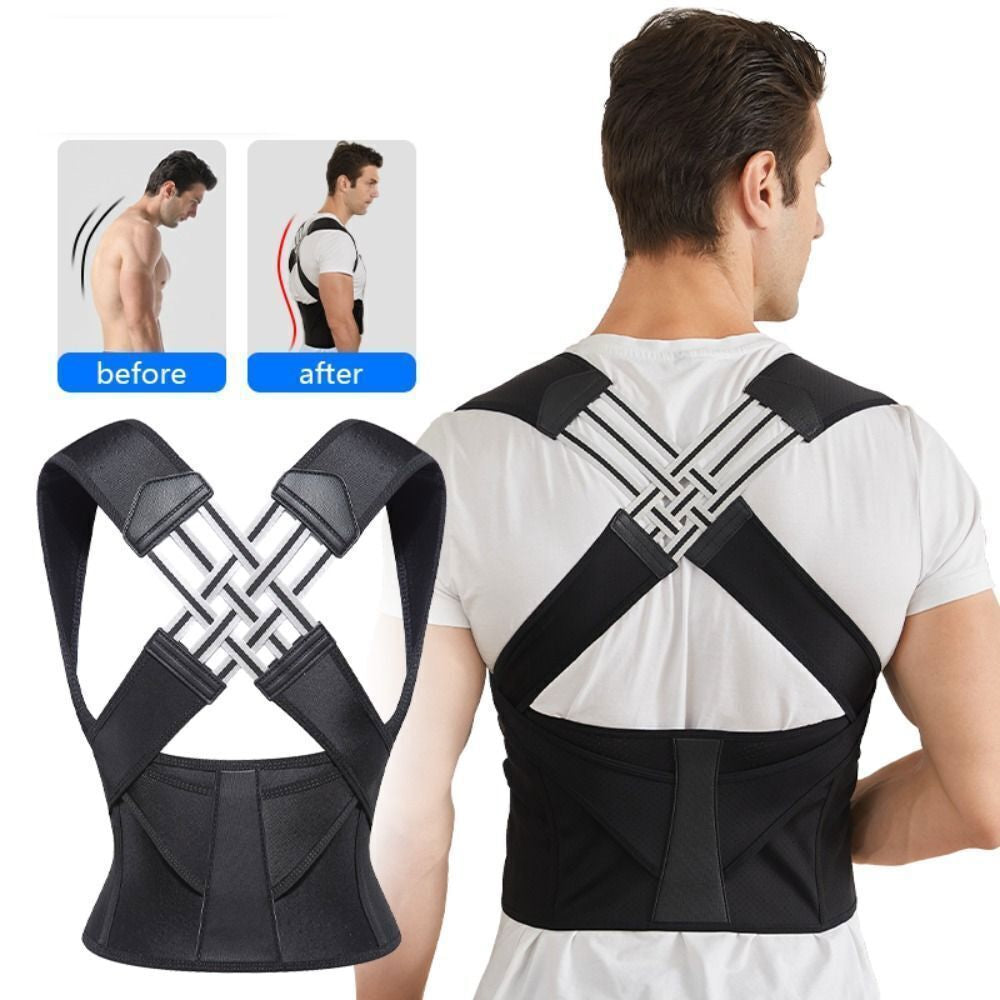 Adjustable Back Posture Corrector Anti-Camel Sitting Posture Correction Belt UK