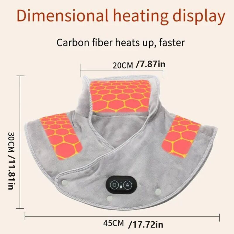 BackSavers™ Electric Heating Neck and Shoulder Pad